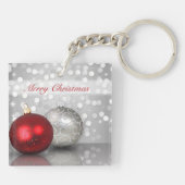 Kerstairversieringen in de vorm van siliconen - ac sleutelhanger (Achterkant)