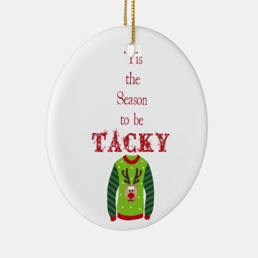 Kerstairversierversiering Keramisch Ornament (Rechts)