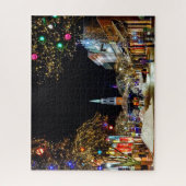 Kerstak en sneeuw legpuzzel (Verticaal)