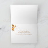 Kerstak Hark de Herald Angel's Sing Holi Feestdagen Kaart (Binnen)