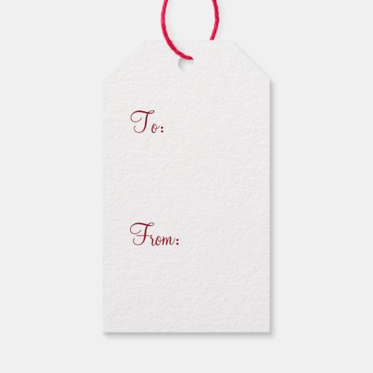 Kerstak kerstkoekje Holiday Baking Cadeaulabel (Achterkant)