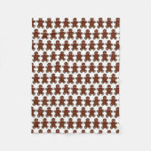 Kerstak kerstkoekje Holiday Baking Fleece Deken (Voorkant)