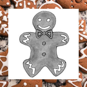 Kerstak kerstkoekje Holiday Baking Rubberstempel