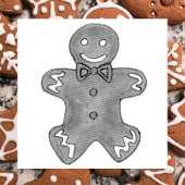 Kerstak kerstkoekje Holiday Baking Rubberstempel