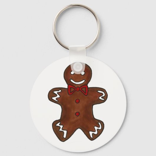 Kerstak kerstkoekje Holiday Baking Sleutelhanger (Voorkant)