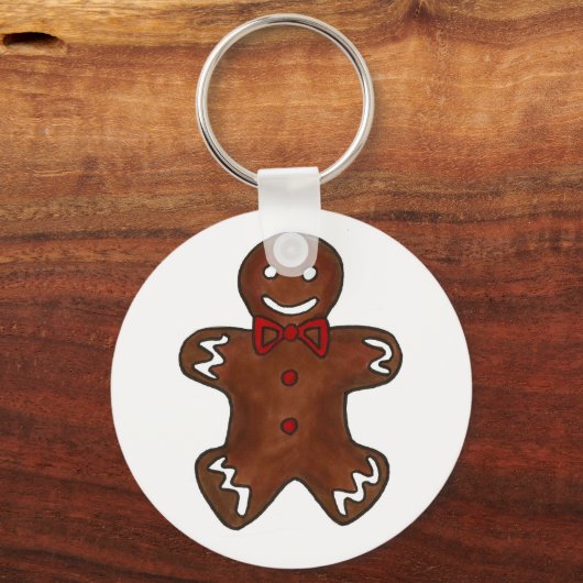 Kerstak kerstkoekje Holiday Baking Sleutelhanger (Voorkant)