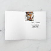 Kerstak, uit de bundel Nuts-eekhoorn Feestdagen Kaart (Binnen)