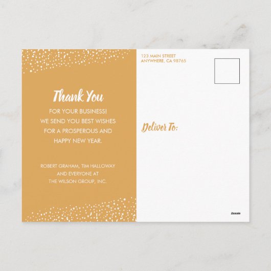 Kerstak van kerstlampjes feestdagenkaart (Achterkant)