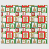 Kerstakebrood Cadeaupapier (Vlak)