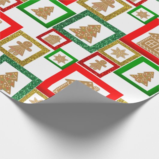 Kerstakebrood Cadeaupapier (Hoek)