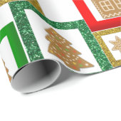 Kerstakebrood Cadeaupapier (Rol Hoek)