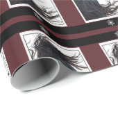 Kerstakel van Majestic voor paarden door Bihrle Cadeaupapier (Rol Hoek)