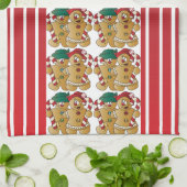 Kerstakelkoek Theedoek (Gevouwen)