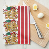 Kerstakelkoek Theedoek (Quarter Fold)