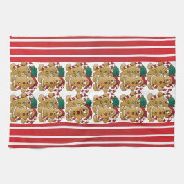 Kerstakelkoek Theedoek