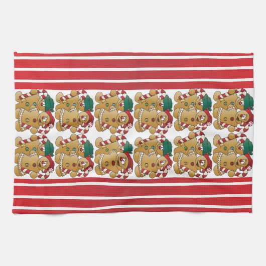 Kerstakelkoek Theedoek (Horizontaal)