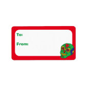 Kerstakelmolen Etiket (Voorkant)