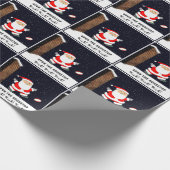 Kerstakelpapier met rotshandel cadeaupapier (Hoek)