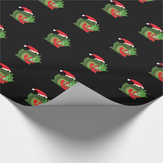 Kerstakelpapier met tussenpozen cadeaupapier (Hoek)