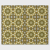 Kerstakelpapier voor gouden en zilveren Baubles Cadeaupapier (Vlak)