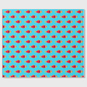 Kerstakelpapier voor goudvis cadeaupapier (Vlak)