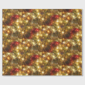 Kerstakelpapier voor mousserende kerstwijn cadeaupapier (Vlak)