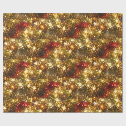 Kerstakelpapier voor mousserende kerstwijn cadeaupapier (Vlak)