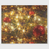 Kerstakelpapier voor mousserende kerstwijn cadeaupapier (Vlak)