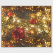 Kerstakelpapier voor mousserende kerstwijn cadeaupapier (Vlak)