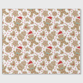 Kerstakelpapier voor ontbijtkoeken cadeaupapier (Vlak)