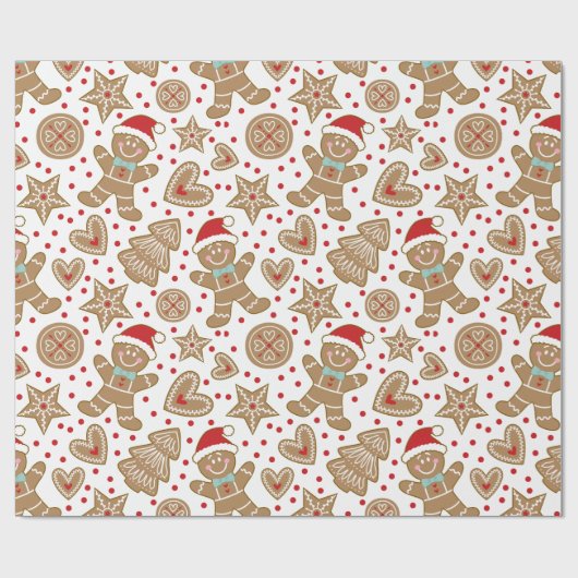 Kerstakelpapier voor ontbijtkoeken cadeaupapier (Vlak)