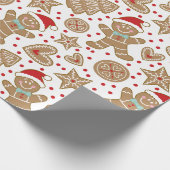 Kerstakelpapier voor ontbijtkoeken cadeaupapier (Hoek)