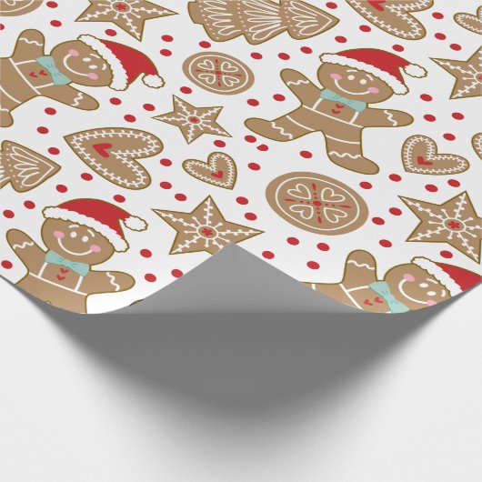 Kerstakelpapier voor ontbijtkoeken cadeaupapier (Hoek)