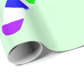 Kerstakelpapier voor regenboogsnoepjes cadeaupapier (Rol Hoek)