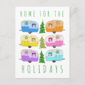  kerstakelwagen RV-kerstabel Briefkaart (Voorkant)