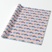 kerstakelwagen RV-kerstabel Cadeaupapier (Uitgerold)