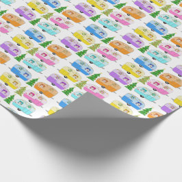  kerstakelwagen RV-kerstabel Cadeaupapier