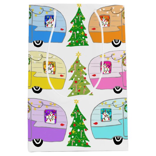 kerstakelwagen RV-kerstabel Medium Cadeauzakje (Voorkant)