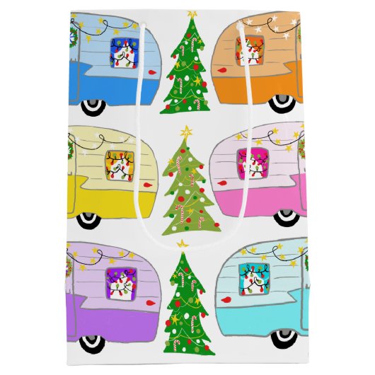 kerstakelwagen RV-kerstabel Medium Cadeauzakje (Achterkant)