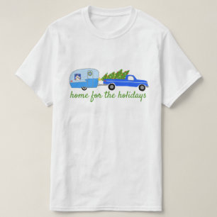 kerstakelwagen RV-kerstabel T-shirt