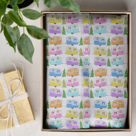  kerstakelwagen RV-kerstabel Tissuepapier