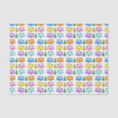  kerstakelwagen RV-kerstabel Tissuepapier (Voorkant)