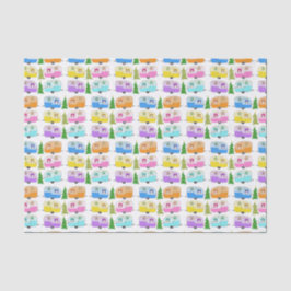  kerstakelwagen RV-kerstabel Tissuepapier