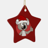 Kerstakeramische keramische cartoon keramisch ornament (Rechts)