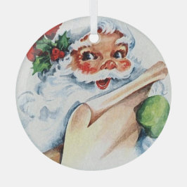 Kerstakeramische versiering glas ornament