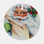 Kerstakeramische versiering glas ornament (Achterkant)