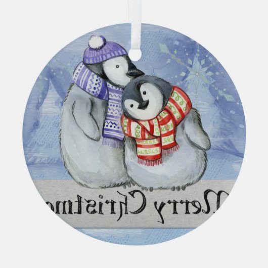 Kerstakeramische versiering glas ornament (Achterkant)