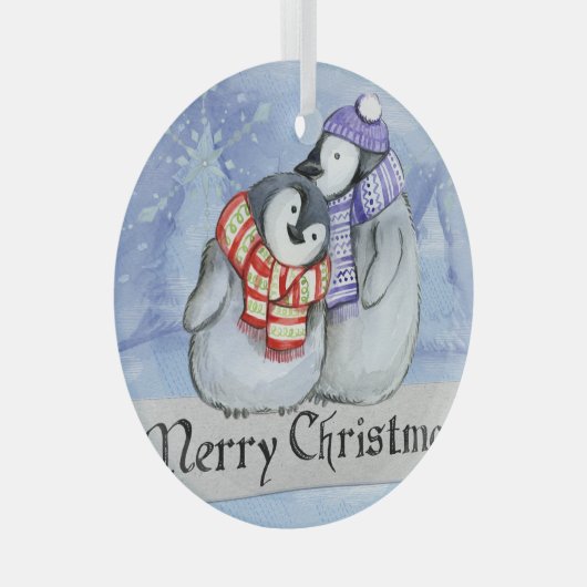 Kerstakeramische versiering glas ornament (Voorkant Rechts)