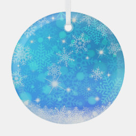 Kerstakeramische versiering glas ornament