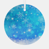 Kerstakeramische versiering glas ornament (Achterkant)